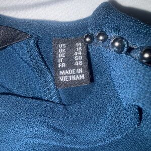 Dennis Basso Classic Navy Dress - Runs Large